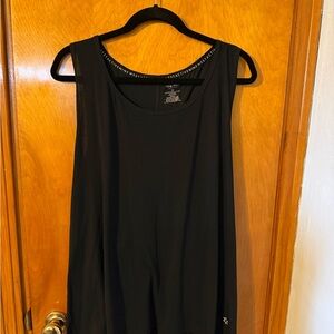 Nine West Black Scoop Neck Women's Tank Top